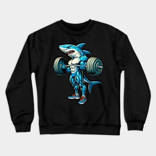 Cool Shark Fitness Workout Gym Training bodybuilding Weight Crewneck Sweatshirt